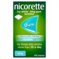 Asda Nicorette Icy White 4mg Nicotine Gum