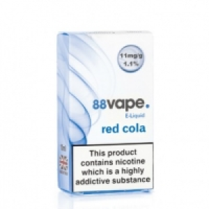 88vape E-liquid 11mg Red Cola 10ml £1.00