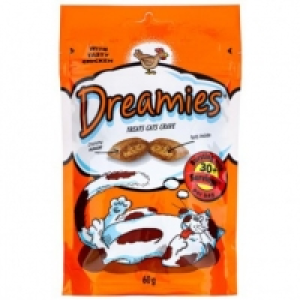 Dreamies Chicken Pouch 60g £1.00
