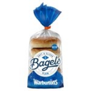 Warburtons Bagels Plain £1.00