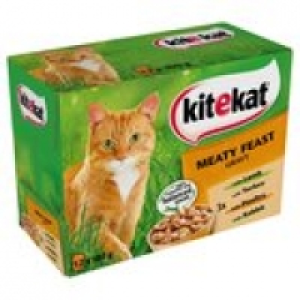 Kitekat Pouch Meaty Feast in Gravy £2.89