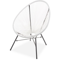Aldi  White Gardenline String Chair