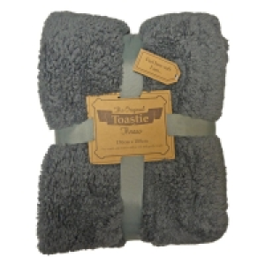 Original Toastie 130 x 180cm Grey Throw £9.99