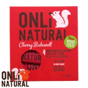 Onli Natural Fruit & Nut Bar: Cherry Bakewell (48 x 35g Bars £17.88