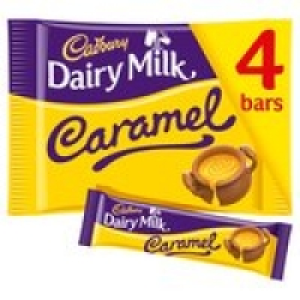 Cadbury Dairy Milk Caramel Chocolate Bar 4 Pack £1.00