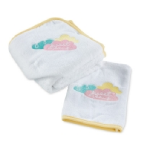 Cloud Hooded Baby Towel/Wash Mitt £3.99