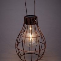 Aldi  Solar Caged Light Bulb Lantern