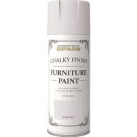 Wilko  Rust-Oleum Winter Grey Chalky Finish Furniture Spray Paint 4