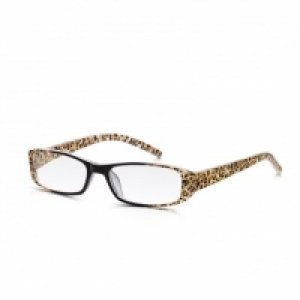 Leopard Plastic Frame Reading Glasses +1.50 £1.00