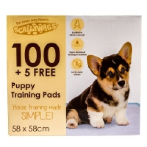 Puppy Training Pad 100 Pack + 5 Free £9.99
