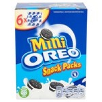 Morrisons  Oreo Sandwich Biscuits Mini Bags 6 Pack