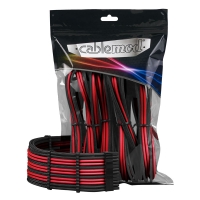 Overclockers Cablemod CableMod PRO ModMesh Cable Extension Kit - Black/Red