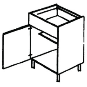 Wickes Inverness Base Unit Drawer Line 400mm