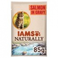 Asda Iams Naturally Complete Cat Food With North Atlantic Salmon in Gr