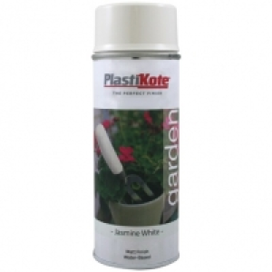 Plastikote Garden Spray Paint 400ml - Jasmine White