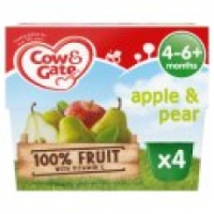 Apple & Pear 100% Fruit Pots 4m+ £1.00