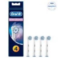 Asda Oral B Sensi Ultrathin Replacement Electric Toothbrush Heads x4