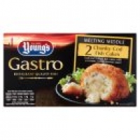Asda Youngs Gastro 2 Melting Middle Chunky Cod with A Creamy Rocket Morn