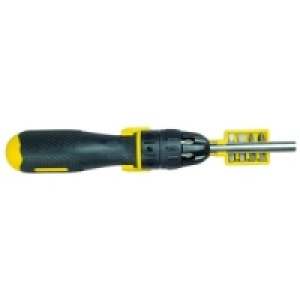 Stanley Multi Ratcheting Screwdriver With 10 Bit Set &pound;9.99