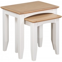 JTF  Eva Nest of 2 Tables White