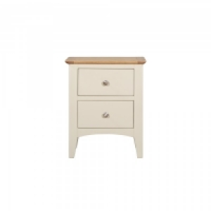 JTF  Eva 2 Drawer Bedside Table Truffle