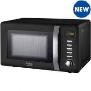 Beko 20L 800W Retro Compact Microwave In Black