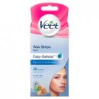 Asda Veet Face Wax Strips with Easy Grip for Sensitive Skin