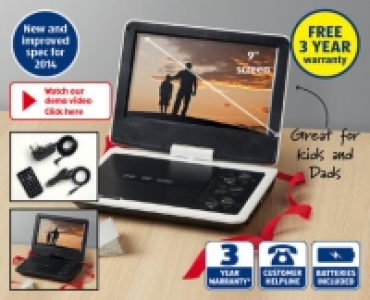 Aldi  9 Inch Portable DVD Player