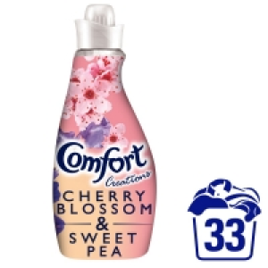 Comfort Cherry Blossom and Sweet Pea Fabric Conditioner 22 W £2.00