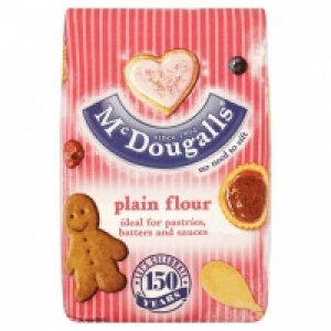MCDOUGALLS PLAIN FLOUR 1.5KG £0.75