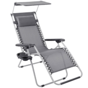 Monaco Zero Gravity Reclining Garden Chair with Table £39.99