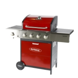 RobertDyas  Outback Meteor 4-Burner Gas BBQ - Red