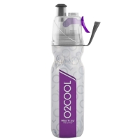 RobertDyas  O2Cool Mist n Sip Water Bottle - Purple