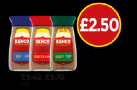 Kenco Rich Roast Coffee, Smooth Roast, Decaff £3.49