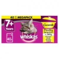Asda Whiskas Casserole Poultry Selection in Jelly Wet Senior Cat Food Pou