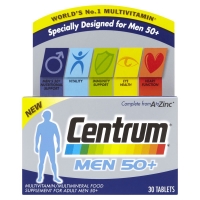 Wilko  Centrium For Men 50 Plus Tablets 30 pack