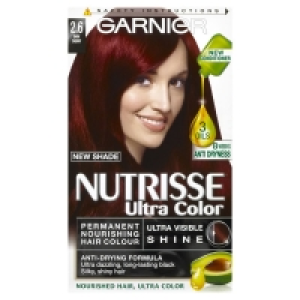 Garnier Nutrisse Ultra Dark Cherry Red 2.6 Permanent Hair Dy £5.00