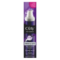 Wilko  Olay Wrinkle Firm and Lift 2 in 1 Day Cream and Serum 50ml