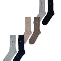 Aldi  Chunky Wool Blend Socks 2 Pack