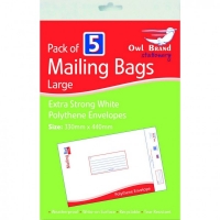 JTF  Mail Bags Large 5pk