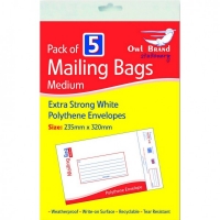 JTF  Mail Bags Medium 5pk