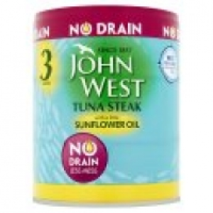 No Drain Tuna Steak with a Little Sunflower Oil £3.00