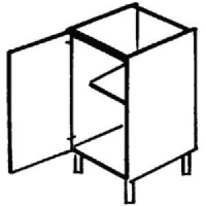 Wickes Oban Base Unit High Line 300mm