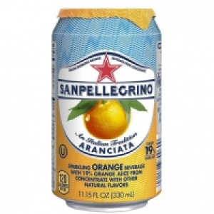 SAN PELLEGRINO SPARKLING ORANGE 330ML £0.49