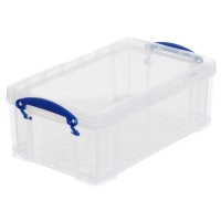 RobertDyas  Really Useful 5L Plastic Storage Box - Clear