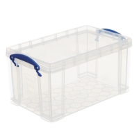 RobertDyas  Really Useful 8L Open Front Storage Box - Clear