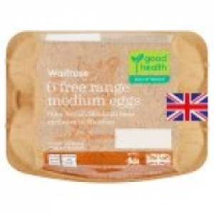 Waitrose British Blacktail medium free range eggs £1.24