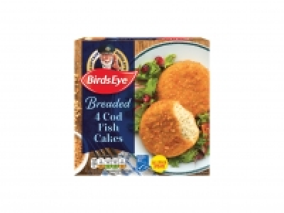 Birds Eye 4 Breaded Cod Fish Cakes £0.99
