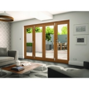 Wickes Albery External Door Folding Set Oak 10ft Wide