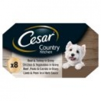 Asda Cesar Country Kitchen Special Selection Gravy Wet Adult Dog Food T
